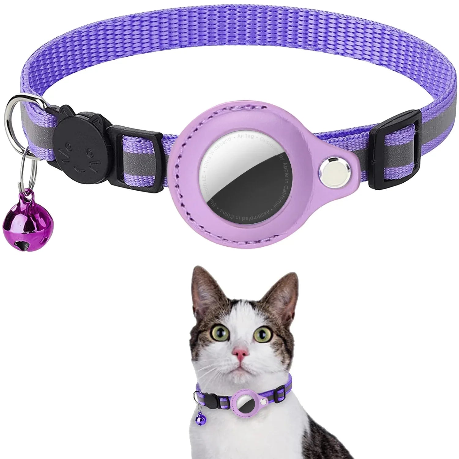 Never Lose Your Cat Again – Waterproof Tracker Collar, Breakaway & Reflective