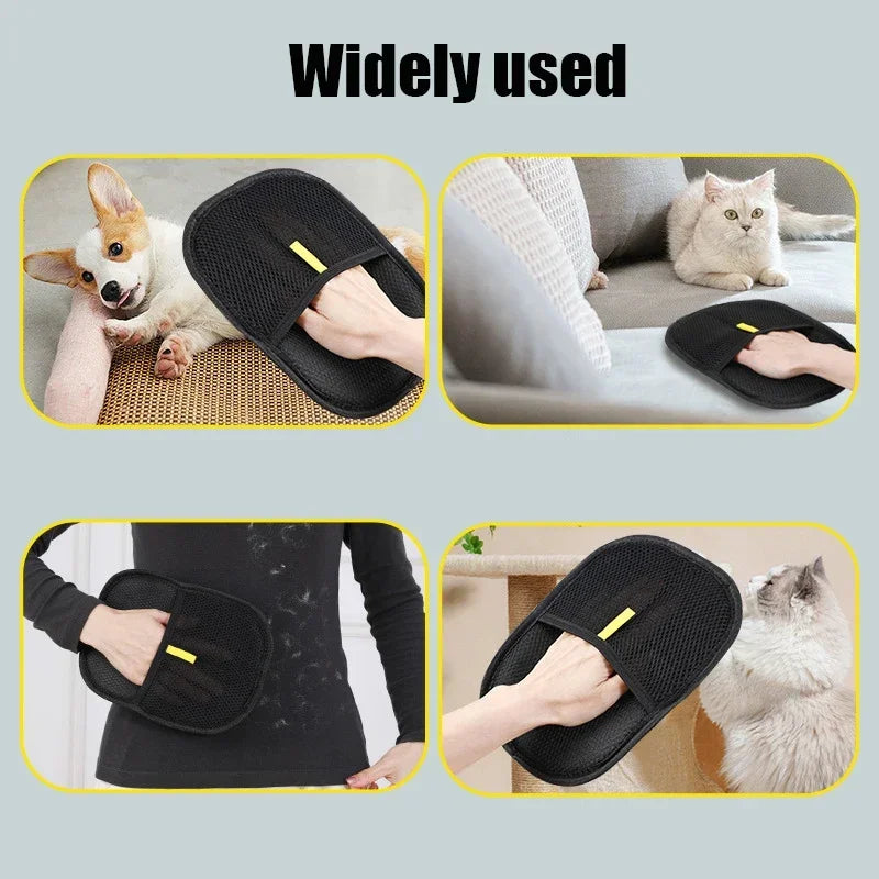Pet Hair Remover Glove – Deshedding Tool for Fur, Furniture & Clothing