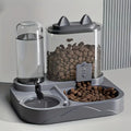 2-in-1 Automatic Cat Feeder & Water Dispenser – No Battery Required