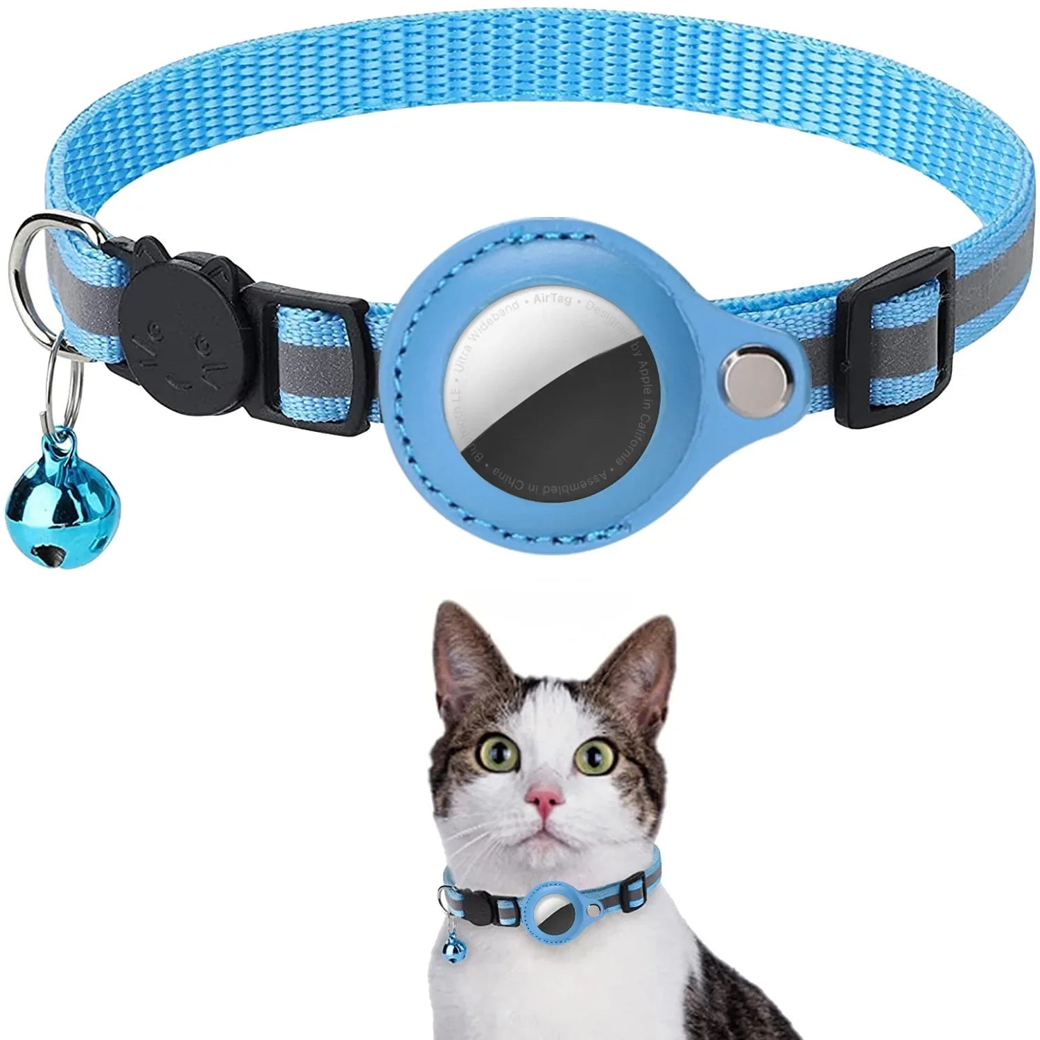 Never Lose Your Cat Again – Waterproof Tracker Collar, Breakaway & Reflective