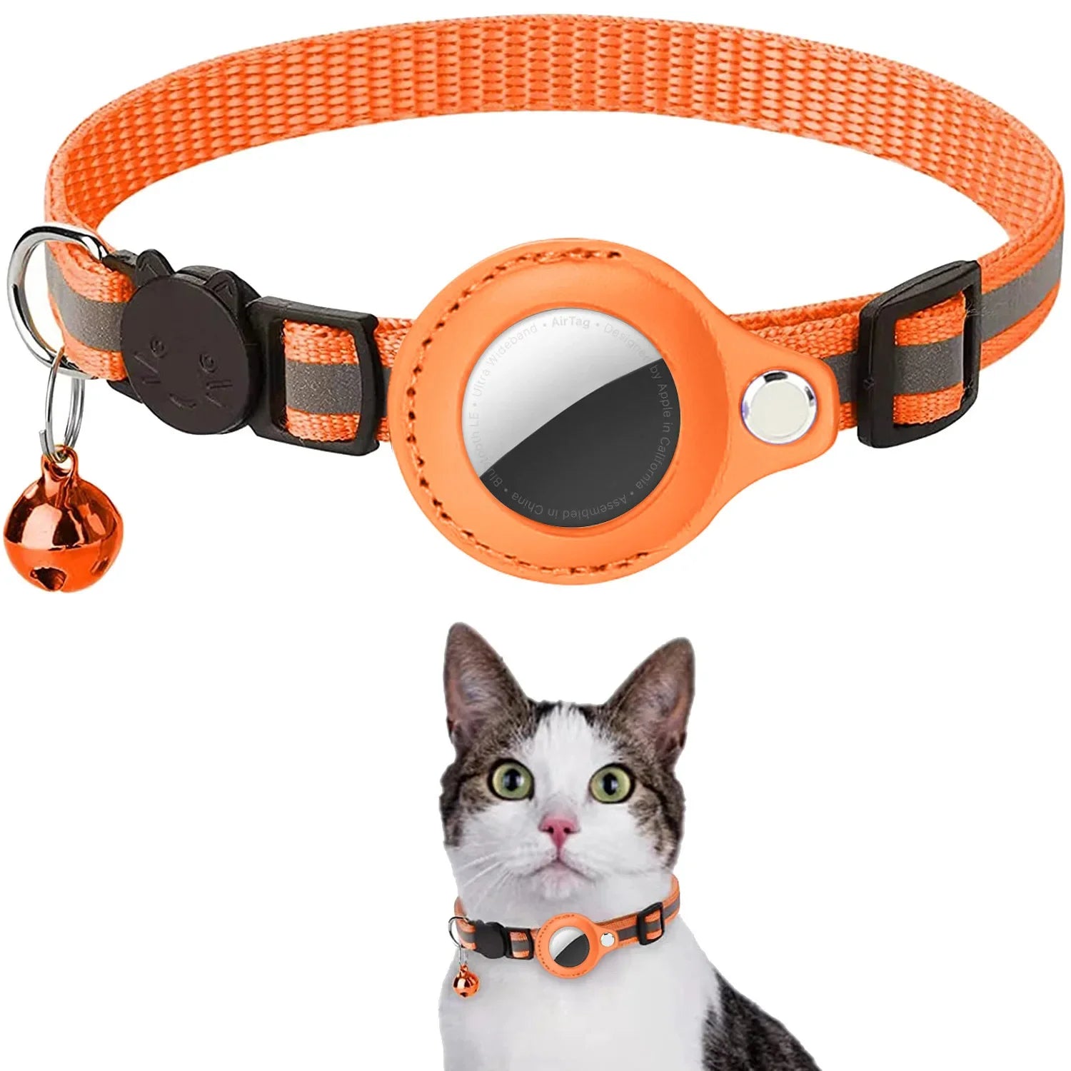 Never Lose Your Cat Again – Waterproof Tracker Collar, Breakaway & Reflective
