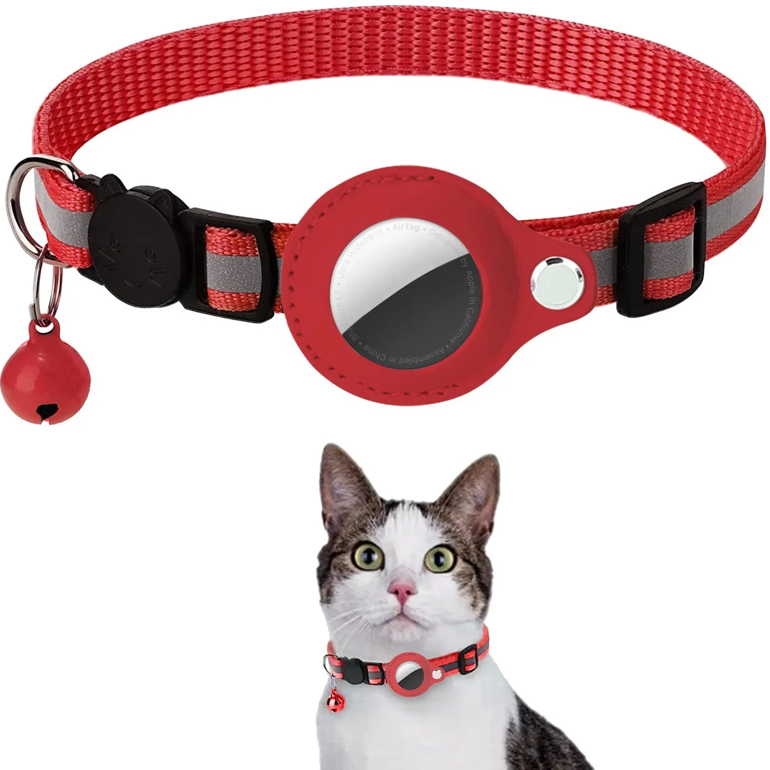 Never Lose Your Cat Again – Waterproof Tracker Collar, Breakaway & Reflective