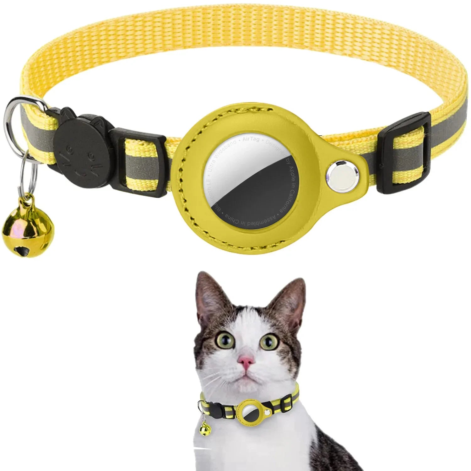 Never Lose Your Cat Again – Waterproof Tracker Collar, Breakaway & Reflective